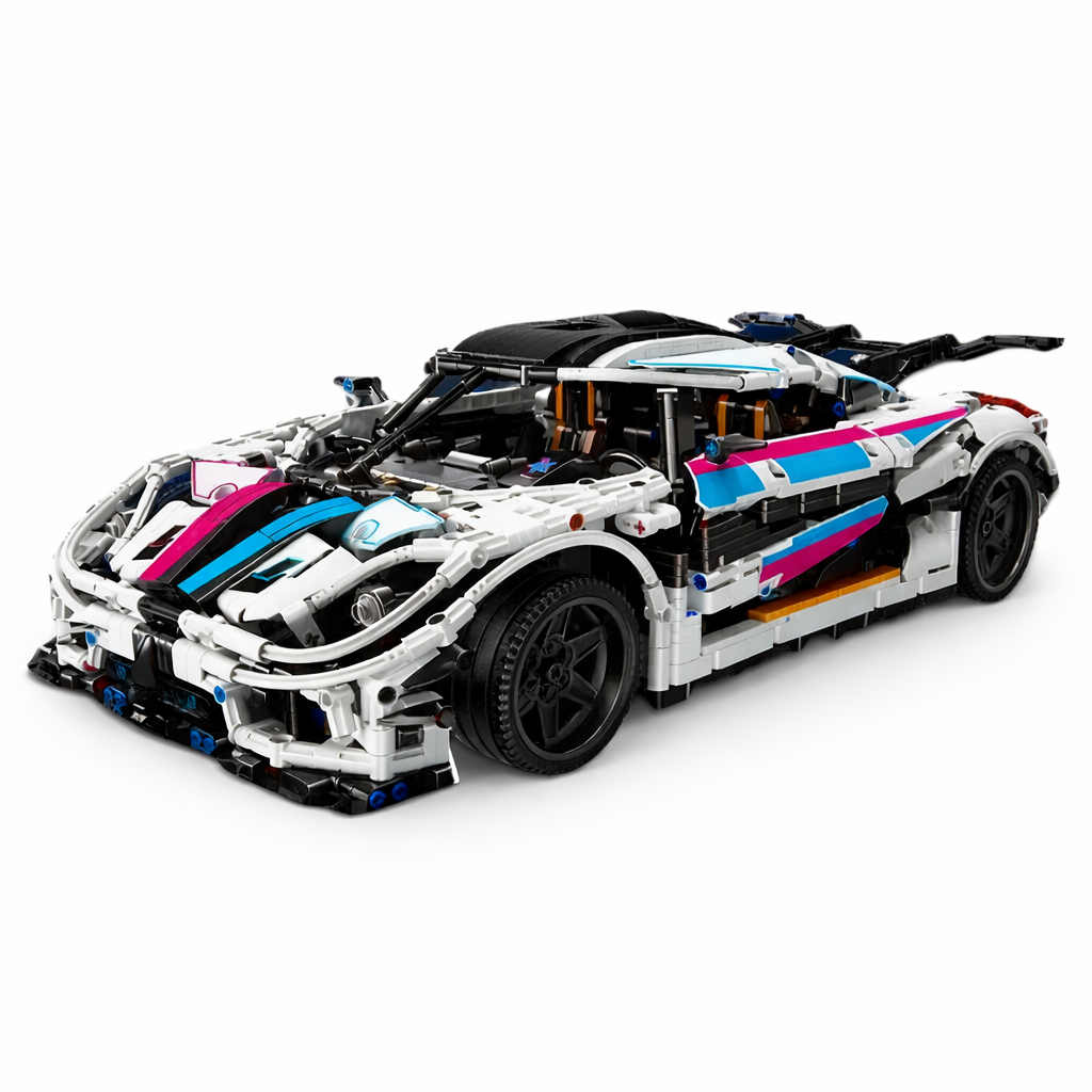 Mould King Regera Hypercar RC 13120S | Zestaw klocków | 3063 elementów - obrazek 2
